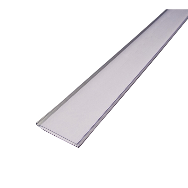 Magnetické lišta, držák regálových štítků, typ V – 80 mm × 1 m, balení 10 ks