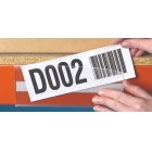 Magnetické lišta, držák regálových štítků, typ V – 80×200 mm, balení 50 ks