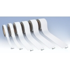 Magnetické přepisovatelné pásky na regály – bílé, 10 mm × 10 m