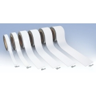 Magnetické přepisovatelné pásky na regály – bílé, 40 mm × 10 m