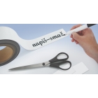 Magnetické přepisovatelné pásky na regály – žlutá, 90 mm × 10 m