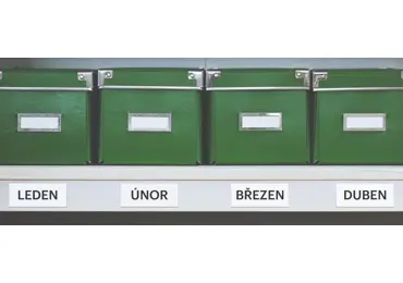 Magnetické přepisovatelné štítky – bílá