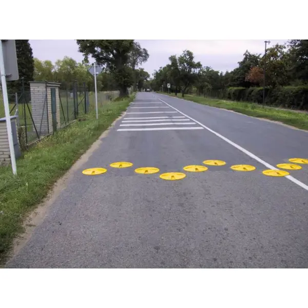 Malý zpomalovací polštář, retardér 20 km/h, žlutá