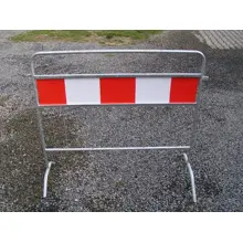 Mobilní kovová zábrana ROAD GUARD – reflexní fólie, délka 100 cm, profil 32