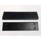 Mobilní magnetický nárazník pro manipulační techniku s gumovými štětinami – 420×120×50 mm