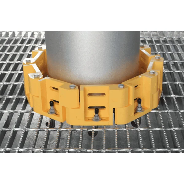 Modulární okopová deska Toeboard  T5, žlutá, 165×102 mm, 10 ks v balení