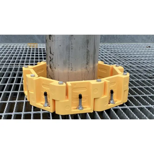 Modulární okopová deska Toeboard  T5, žlutá, 165×102 mm, 10 ks v balení