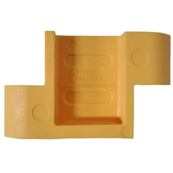 Modulární okopová deska Toeboard  T5, žlutá, 165×102 mm, 10 ks v balení