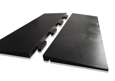 Náběhová lišta z recyklovaného PVC, StandardRecycled, 445×150×3-15 mm, hladký povrch