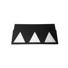 Nájezdová/náběhová hrana Silence pro ocelové přejezdové desky přes výkopy – recyklovaná pryž, černá, 400×750×42 mm