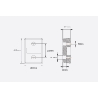 Nárazník pro ochranu nakládacích ramp a vozidel – 450×250×100 mm
