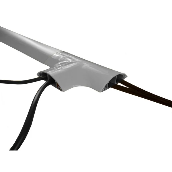 Nášlapná, pochozí ochrana kabelů, PVC – tvar T