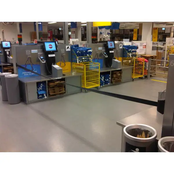 Nástěnná kazeta MAXI, černá – pásmo 9 m, žluto-černé šrafování