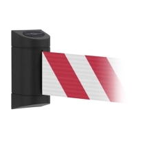 Nástěnná kazeta MIDI Plus, černá – červeno-bílé pásmo 2 m (š. 150 mm)