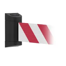 Nástěnná kazeta MIDI Plus, černá – červeno-bílé pásmo 2 m (š. 150 mm)