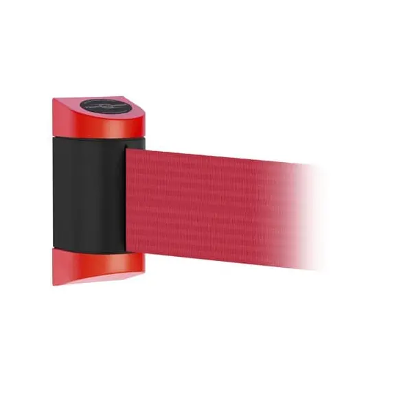 Nástěnná kazeta MIDI Plus, červeno-černá – červené pásmo 2 m (š. 150 mm)