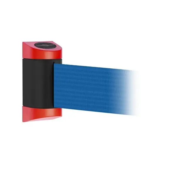 Nástěnná kazeta MIDI Plus, červeno-černá – modré pásmo 2 m (š. 150 mm)