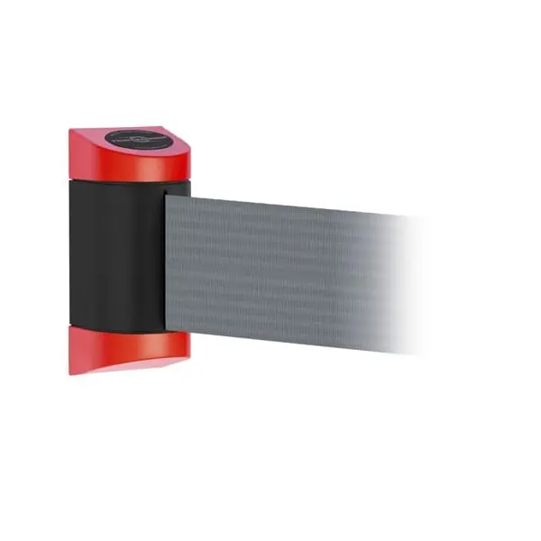 Nástěnná kazeta MIDI Plus, červeno-černá – šedé pásmo 2 m (š. 150 mm)