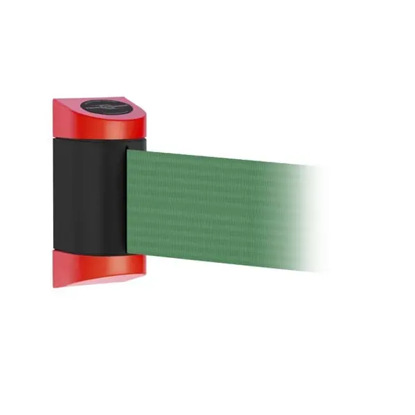 Nástěnná kazeta MIDI Plus, červeno-černá – zelené pásmo 2 m (š. 150 mm)