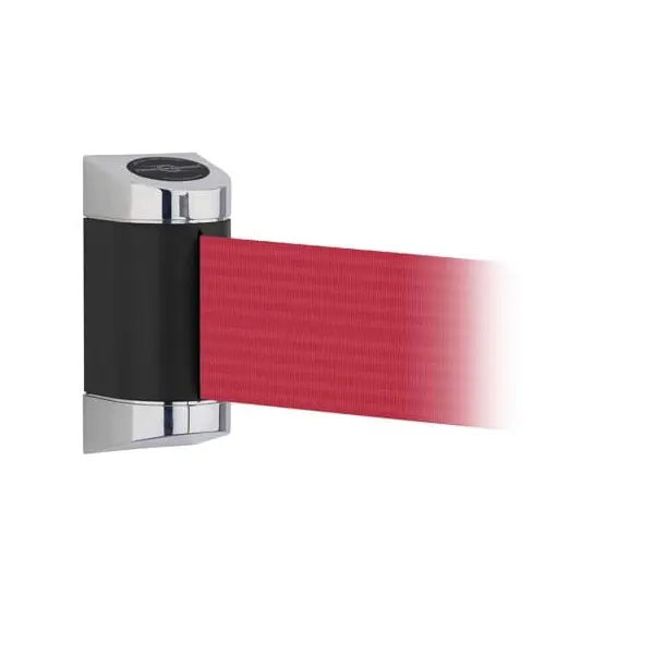 Nástěnná kazeta MIDI Plus, chromovaný kryt – červené pásmo 2 m (š. 150 mm)