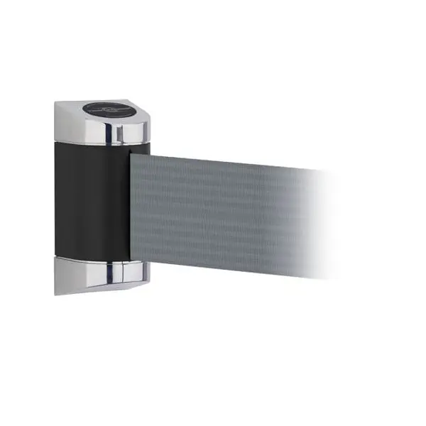 Nástěnná kazeta MIDI Plus, chromovaný kryt – šedé pásmo 2 m (š. 150 mm)