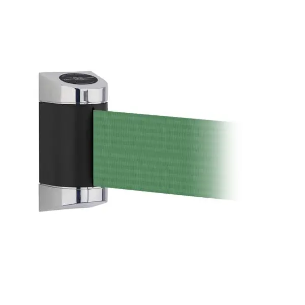 Nástěnná kazeta MIDI Plus, chromovaný kryt – zelené pásmo 2 m (š. 150 mm)
