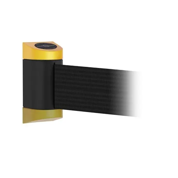 Nástěnná kazeta MIDI Plus, žluto-černé – černé pásmo 2 m (š. 150 mm)