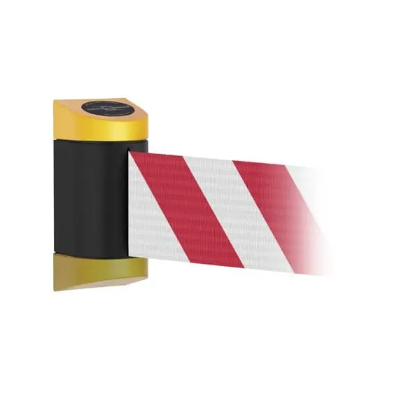 Nástěnná kazeta MIDI Plus, žluto-černé – červeno-bílé pásmo 2 m (š. 150 mm)