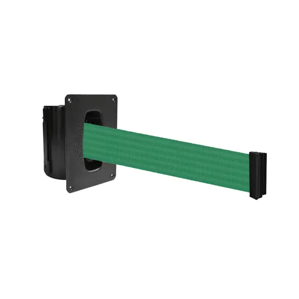 Nástěnná kazeta s přírubou pro zabudované konstrukce, černá – zelené pásmo 3,65 m