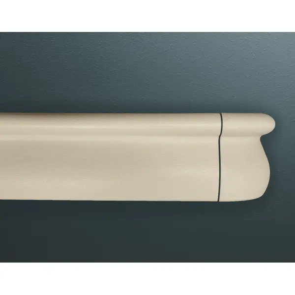Nástěnné madlo Handrail 1000 – PVC, barva standard dle vzorníku, 110 mm × 3,66 m, včetně 7 nástěnných konzol