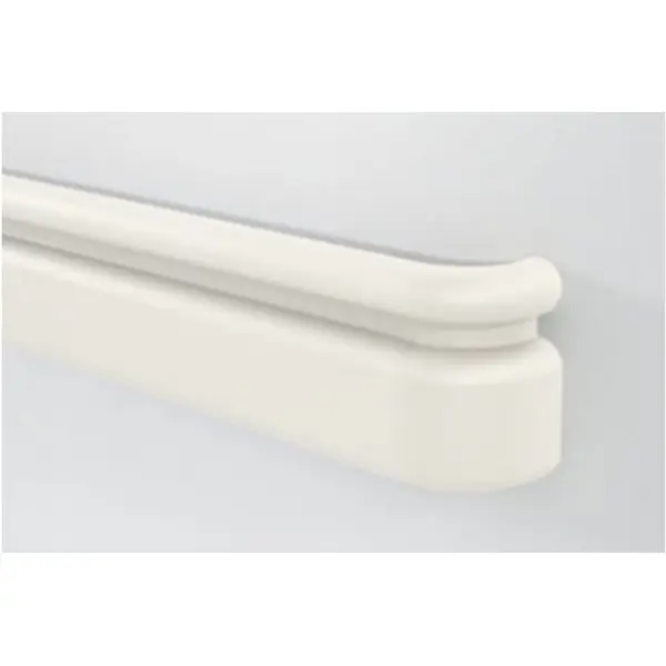 Nástěnné madlo Handrail 3110 – PVC, barva standard dle vzorníku, 159 mm × 3,66 m, včetně 7 nástěnných konzol