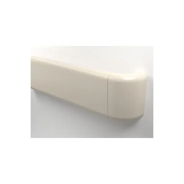 Nástěnné madlo Handrail 800 – PVC, barva standard dle vzorníku, 140 mm × 3,66 m, včetně 7 nástěnných konzol