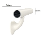 Nástěnné madlo Handrail 910 – PVC, barva standard dle vzorníku, 35 mm × 3,66 m, včetně 7 nástěnných konzol