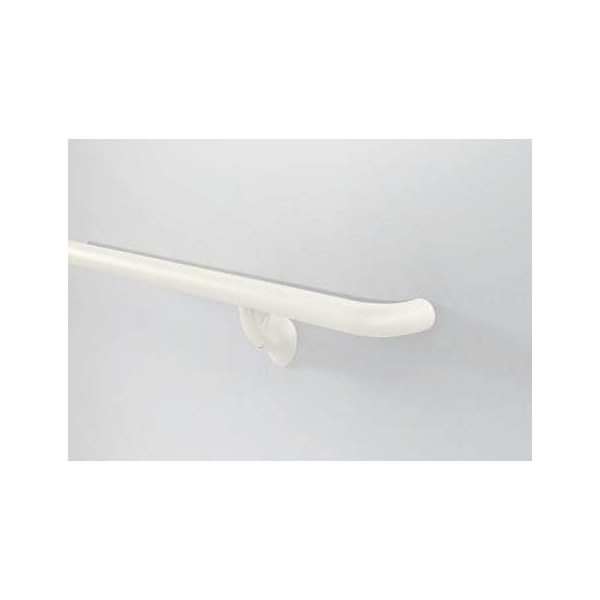 Nástěnné madlo Handrail 910 – PVC, barva standard dle vzorníku, 35 mm × 3,66 m, včetně 7 nástěnných konzol