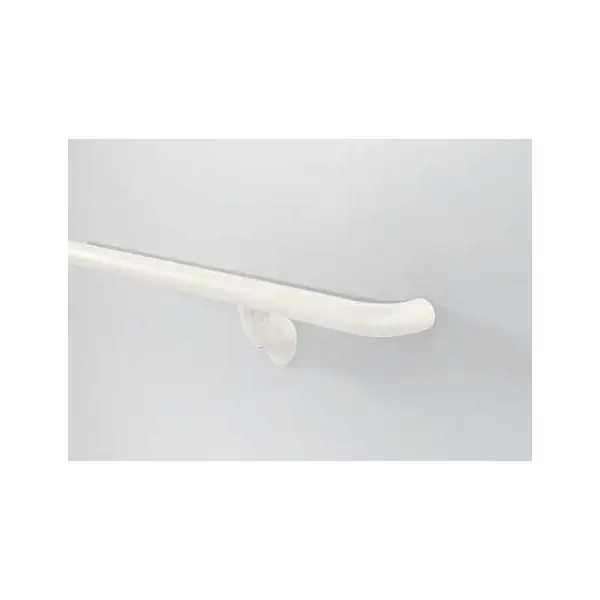 Nástěnné madlo Handrail 910 – PVC, barva standard dle vzorníku, 35 mm × 3,66 m, včetně 7 nástěnných konzol
