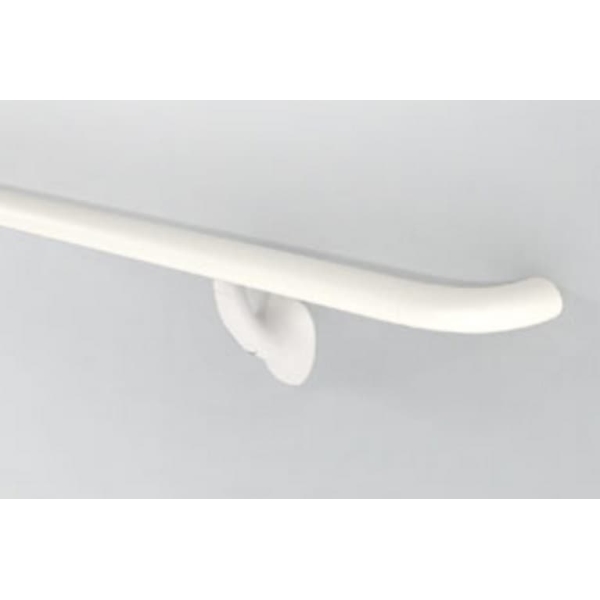 Nástěnné madlo Handrail 920 – PVC, barva standard dle vzorníku, 38 mm × 3,66 m, včetně 7 nástěnných konzol