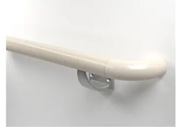 Nástěnné madlo Handrail 940 – PVC, barva standard dle vzorníku, 40 mm × 3,66 m, včetně 7 nástěnných konzol