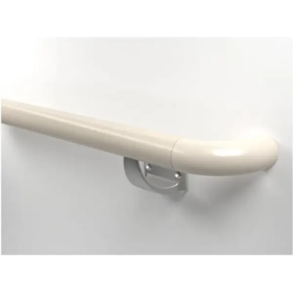 Nástěnné madlo Handrail 940 – PVC, barva standard dle vzorníku, 40 mm × 3,66 m, včetně 7 nástěnných konzol