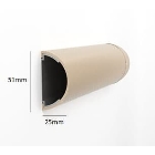 Nástěnný nárazník, nástěnné svodidlo Chair Rail 2500 – PVC, barva standard dle vzorníku, 51 mm × 3,66 m