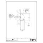 Nástěnný nárazník, nástěnné svodidlo Chair Rail 2500 – PVC, barva standard dle vzorníku, 51 mm × 3,66 m