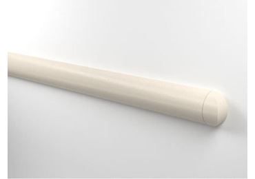 Nástěnný nárazník, nástěnné svodidlo Chair Rail 2500 – PVC, barva standard dle vzorníku, 51 mm × 3,66 m