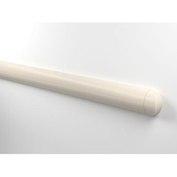 Nástěnný nárazník, nástěnné svodidlo Chair Rail 2500 – PVC, barva standard dle vzorníku, 51 mm × 3,66 m