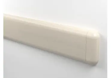 Nástěnný nárazník, nástěnné svodidlo Wall Guard 1400 – PVC, barva standard dle vzorníku, 102 mm × 3,66 m