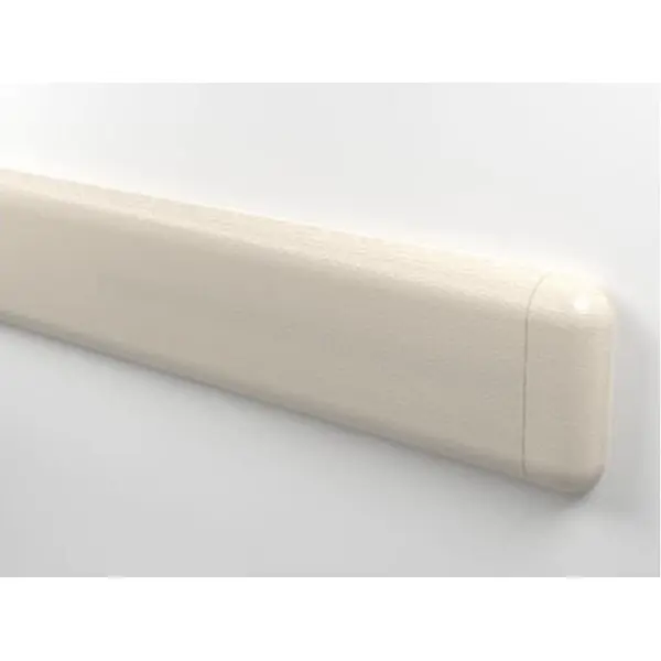 Nástěnný nárazník, nástěnné svodidlo Wall Guard 1400 – PVC, barva standard dle vzorníku, 102 mm × 3,66 m