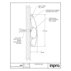 Nástěnný nárazník, nástěnné svodidlo Wall Guard 1500 – PVC, barva standard dle vzorníku, 127 mm × 3,66 m