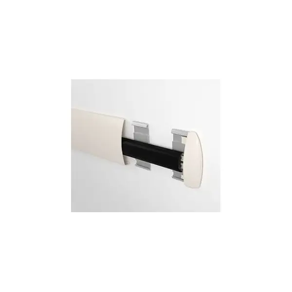 Nástěnný nárazník, nástěnné svodidlo Wall Guard 1500 – PVC, barva standard dle vzorníku, 127 mm × 3,66 m