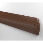 Nástěnný nárazník, nástěnné svodidlo Wall Guard 1500 – PVC, barva standard dle vzorníku, 127 mm × 3,66 m