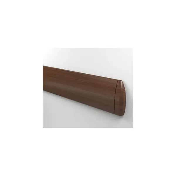 Nástěnný nárazník, nástěnné svodidlo Wall Guard 1500 – PVC, barva standard dle vzorníku, 127 mm × 3,66 m