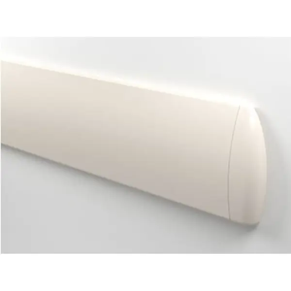 Nástěnný nárazník, nástěnné svodidlo Wall Guard 1500 – PVC, barva standard dle vzorníku, 127 mm × 3,66 m