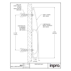Nástěnný nárazník, nástěnné svodidlo Wall Guard 1800 – PVC, barva standard dle vzorníku, 203 mm × 3,66 m